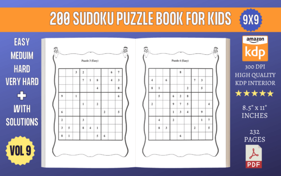 Discover the 200 Sudoku Puzzle Book for Kids