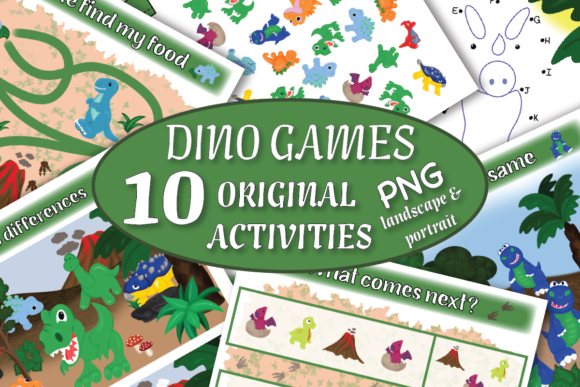 Exploring Dino Games: Printable Activity Pages for Creative Projects