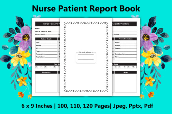 Nurse Patient Report Book for KDP Publishing