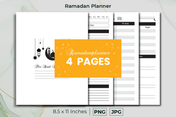 Ramadan Planner Journal KDP Interior 4: A Practical Resource for Creators
