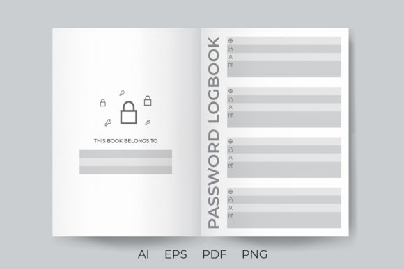 Securely Manage Your Digital Keys with an Editable Password Logbook