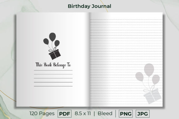 The Birthday Line Journal Notebook V6: Your Guide to Structured Celebration