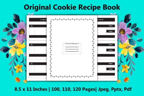 The Original Cookie Recipe Book: A Ready-to-Publish Interior for Amazon KDP Creators