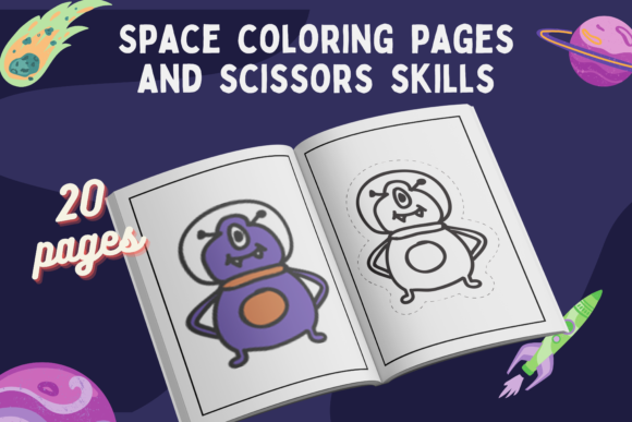 The Strategic Edge of Space Coloring Pages and Scissors Skills for KDP Entrepreneurs
