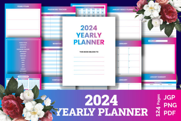 The Ultimate 2024 Planner KDP Interior Bundle for Creators