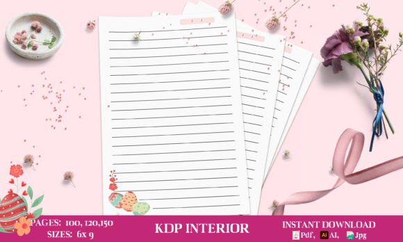 Unlock Your Easter KDP Potential with a Printable Lined Journal