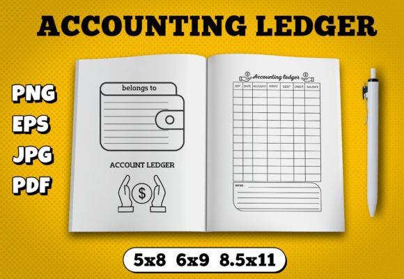 Your Amazon KDP Business Starts with a Professional Account Ledger Interior