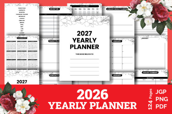 Your Year, Your Vision: The Power of a 2027 Yearly Planner Bundle